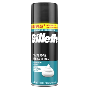 Gillette Classic Sensitive pěna na holení 400 ml