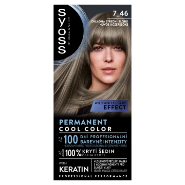 Syoss Barva na vlasy chladná střední blond 7_46