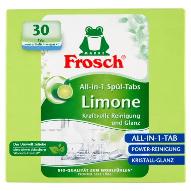 Frosch EKO tablety do myčky vše v 1 citron 30 ks