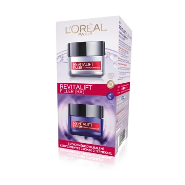 L'Oréal Paris Revitalift Filler duopack denní a noční krém
