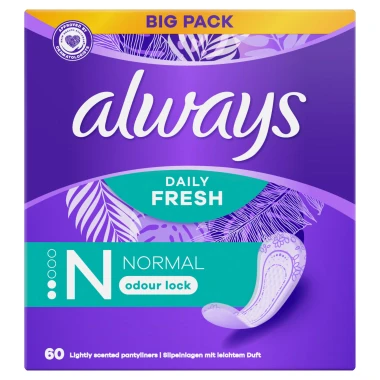 Always Dailies Normal Fresh & Protect Intimky 60 ks