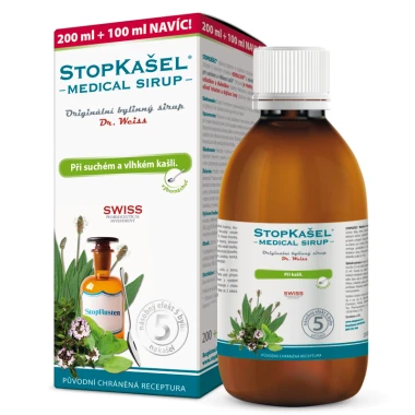 STOPKAŠEL Medical sirup 200+100ml NAVÍC