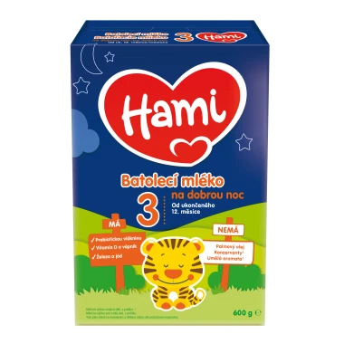 HAMI 3 batolecí mléko na dobrou noc 600 g