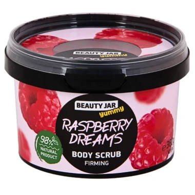 BEAUTY JAR Yummy Raspberry dreams tělový peeling 360 g