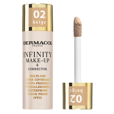 Dermacol Infinity Make-up a korektor 02 Beige 20 ml