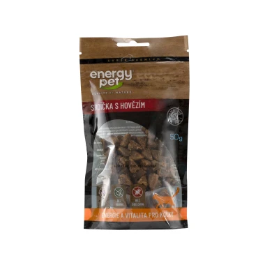 Energy Pet Pamlsky srdce s hovězím 50 g