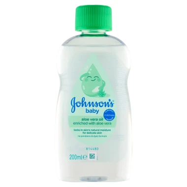 Johnson's Baby Aloe Vera Oil dětský olej 200 ml
