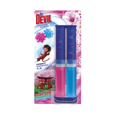 Dr. Devil WC POINT DUO BLOCK Japanese garden 65 ml