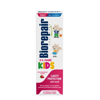 Biorepair Kids 0-6 Zubní pasta Jahoda 50 ml