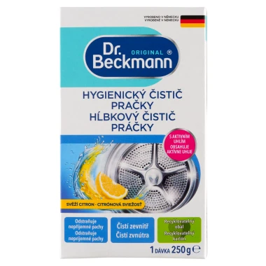 Dr. Beckmann Hygienický čistič pračky svěží citron 250g