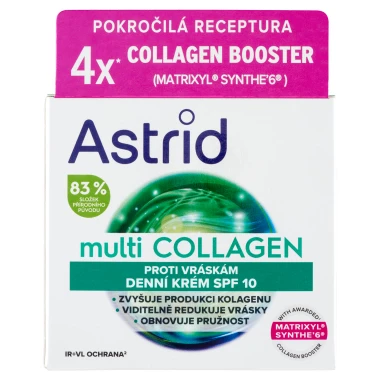 Astrid Multi Collagen Denní krém proti vráskám SPF 10 50 ml