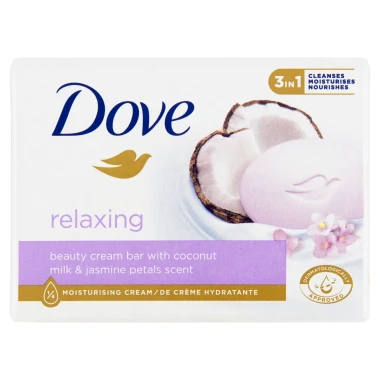 Dove Relaxing Kokosové mléko a jasmín Krémová tableta 90 g