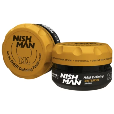 NISH MAN pasta na vlasy Argan M1 100 ml