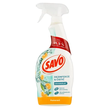 Savo Dezinfekce víceúčelový čisticí sprej pomeranč 700 ml