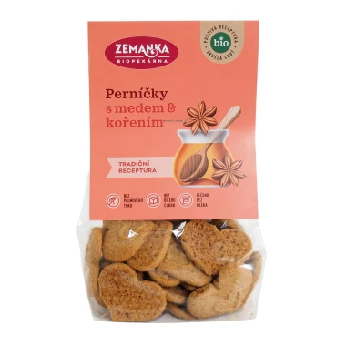 Biopekárna Zemanka BIO medové perníčky 100 g