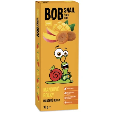 Šnek BOB mangové rolky 30 g