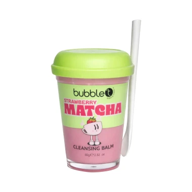 Bubble T čistící balzám jahoda-matcha 80 g