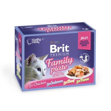 Brit premium Kapsičky pro kočky 12 x 85 g