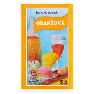 Barva do potravin oranžová 5 g