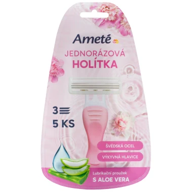 Ameté jednorázová holítka se 3 břity 5 ks
