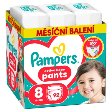 Pampers Active Baby Pants, vel. 8, 92 ks