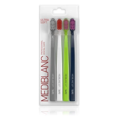 MEDIBLANC Ultra Soft zubní kartáček 4 ks