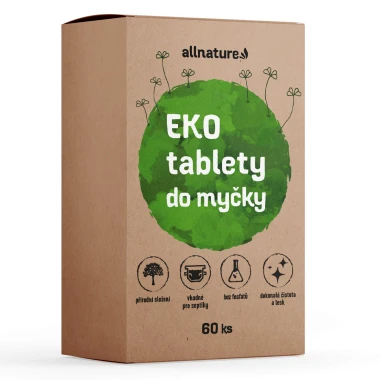 Allnature EKOlogické tablety do myčky 60 ks