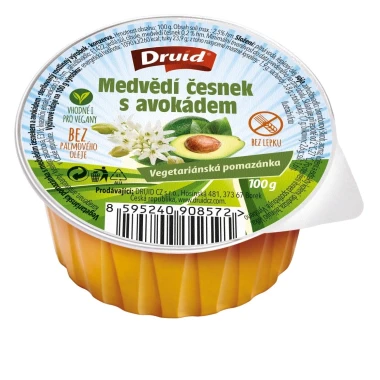 Druid Veganská pomazánka medvědí česnek s avokádem 100g