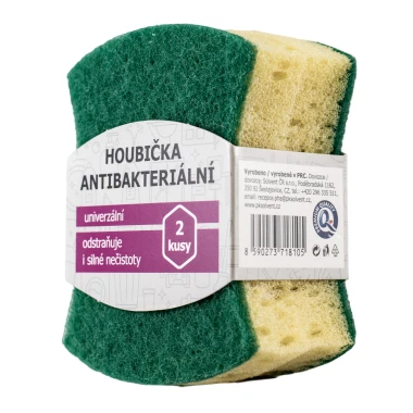 Q-Home Houbička antibakteriální 2 ks