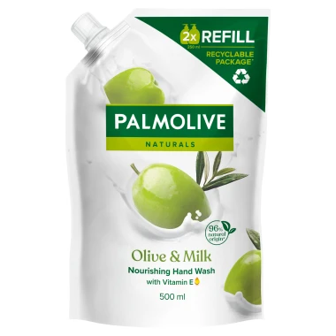 Palmolive Naturals Olive & Milk tekuté mýdlo náhradní náplň 500 ml