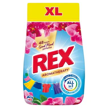 REX Prací prášek na barevné prádlo Aromatherapy Orchid Color 45 PD
