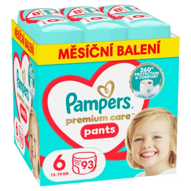 Pampers Premium Care Pants, vel. 6, 93 ks
