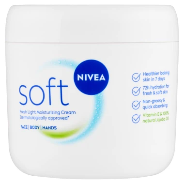 Nivea Soft Svěží hydratační krém 500 ml