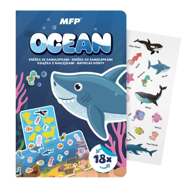 MFP Samolepková kniha Oceán 18 samolepek