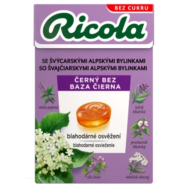 RICOLA Černý bez 40g
