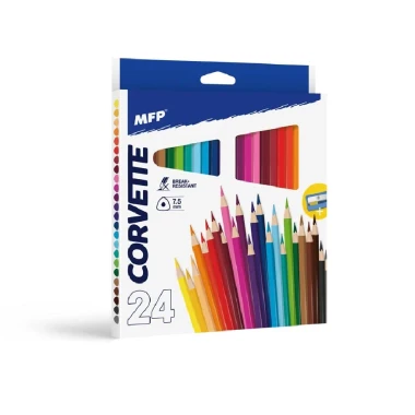 Pastelky MFP 24 ks triangular s ořezávátkem