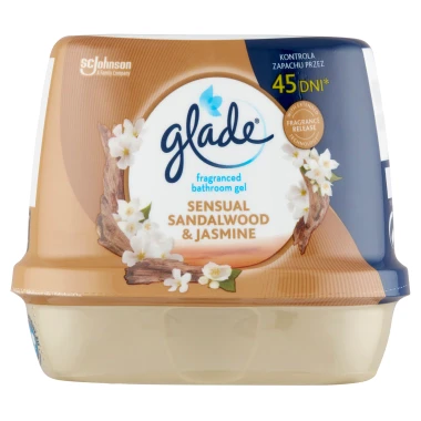 Glade Sensual Sandalwood & Jasmine Vonný gel do koupelny 180 g