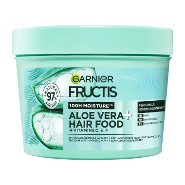 Garnier Fructis Hair Food Hydratační Aloe Vera maska pro normální až suché vlasy 400 ml