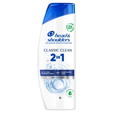 Head & Shoulders Classic Clean 2 v 1 Šampon proti lupům 400 ml