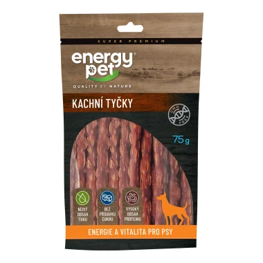 Energy Pet Kachní tyčky 75 g