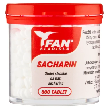 FAN Sladidla Sacharin stolní sladidlo 800 tablet 50g