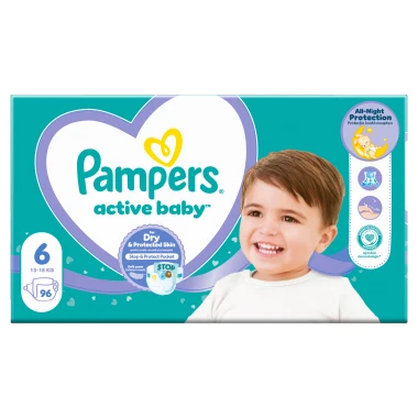 Pampers Active Baby Mega box, vel. 6, 96 ks