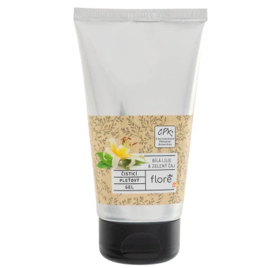 Floré  čisticí pleťový gel bílá lilie & zelený čaj 150 ml