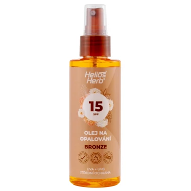 Helios Herb Olej na opalování bronze SPF 15 150 ml