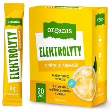 Organis Elektrolyty ananas 20 x 6g