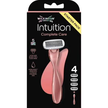 Wilkinson Sword Intuition holicí strojek Complete Care + 4 náhradní hlavice 4 ks