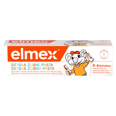 elmex® Kids dětská zubní pasta pro děti 0-6 let 50 ml