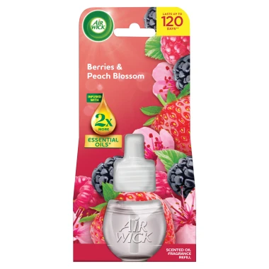 Air Wick Tekutá náplň do elektrického přístroje Lesní plody & broskvový květ 19 ml