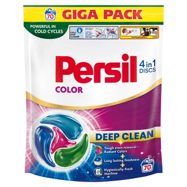 Persil Discs 4in1 Deep Clean Color Kapsle na praní na barevné prádlo 70 PD