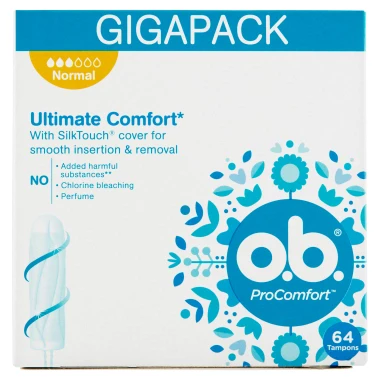O.B. ProComfort Normal Tampony 64 ks